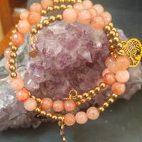 bracciale Memory wire pietre, acciaio,ciondoli