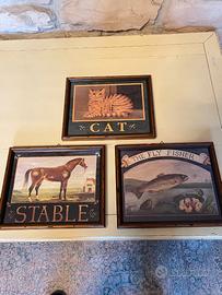 QUADRETTI DI ARREDO VINTAGE