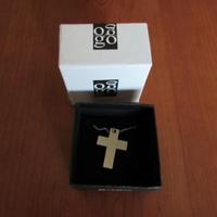 Catenina UNISEX con croce Gogo in acciaio inox