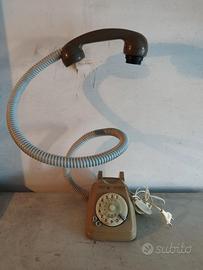 Lampada a telefono a ghiera vintage
