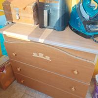 cassettiera 3 cassetti cameretta bimbi