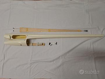 Fusoliera per aliante modellismo radiocomandato