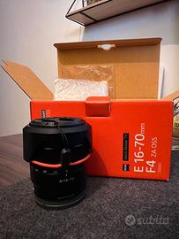 Sony Zeiss 16-70mm F4 OSS – Attacco E APS-C