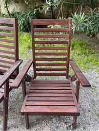 4 sedie Ikea relax Nammaro con cuscino