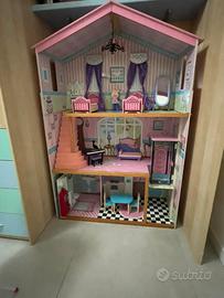 Casa bambole in legno