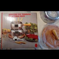 set per fonduta o bourguignonne nuovo