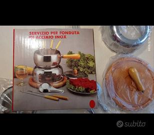 set per fonduta o bourguignonne nuovo