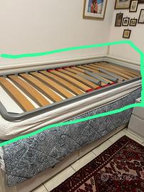 Rete con doghe + materasso e cuscino