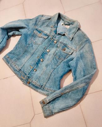 giubbino jeans donna tg L 