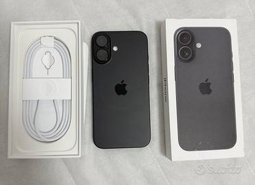 IPHONE 16 BLACK 128GB PARI AL NUOVO