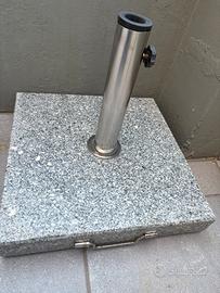 Base per ombrelloni, quadrata, da esterno