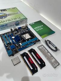Scheda Madre ASUS  + CPU Amd Phenom + 8Gb ram