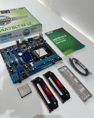 Scheda Madre ASUS  + CPU Amd Phenom + 8Gb ram