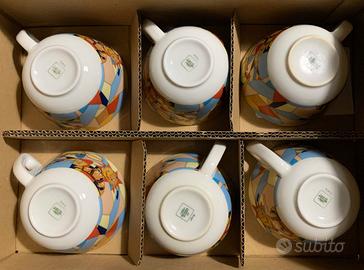 Set 6 Tazze da Tè Ginori per Bistefani – Nespolo