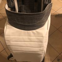 Passeggino trio ecopelle bianco momon