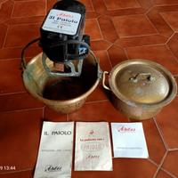 Paiolo in Rame originale x cucinare la Polenta