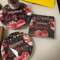 Piatti di carta compleanno