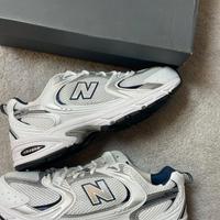 Originali_New Balance 530 White Silver Navy N.43
