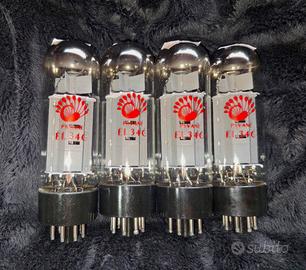 Quartetto Valvole PSVANE EL34 C Matched Quad NUOVE