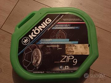 catene da neve konig zip9 misura 070 nuove