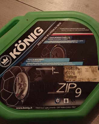catene da neve konig zip9 misura 070 nuove