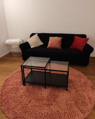 Tappeti moderni a pelo lungo Rosa e Azzurro