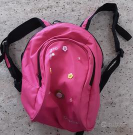 ZAINO rosa con decorazioni Quechua