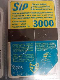 Schede telefoniche rare