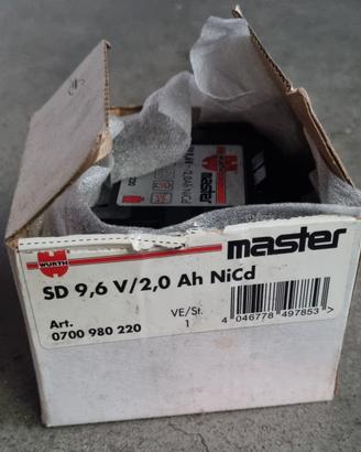 Batteria avvitatore wurth da 9.6 V