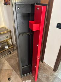 armadio portafucili technosafe 5 posti + tesoretto