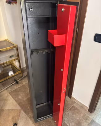 armadio portafucili technosafe 5 posti + tesoretto