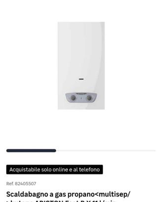 Scaldabagno a gas propano