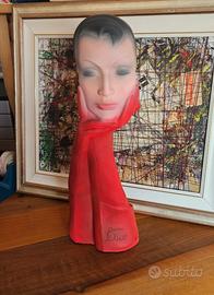 scultura in gesso Christian Dior 