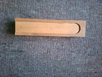 astuccio portamatite in legno