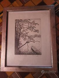 multiplo d'arte 69/90 intitolata "il traghetto" 20