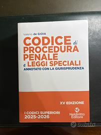 Codice di procedura penale annotato 2025/2026