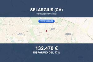 Immobile in asta di 171 m² a Selargius