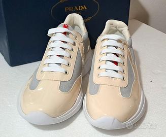 Scarpe Prada Americas Cup tg 42 color avorio