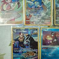 5 carte pokemon full art lucentezza siderale