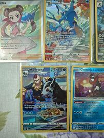 5 carte pokemon full art lucentezza siderale