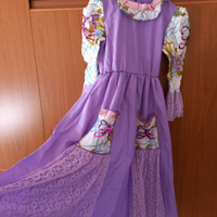 Vestito carnevale donna contadinella