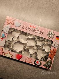 Set stampi tagliabiscotti natalizi