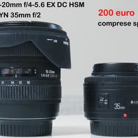 Sigma 10-20 F4-5.6 - Yongnuo YN 35mm f/2
