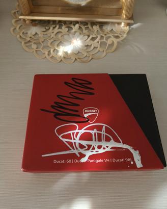 monete trittico Ducati + autografi