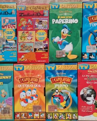 Videocassette di TOPOLINO (Walt Disney) x bambini