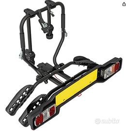 Portabici a due posti da gancio di traino.