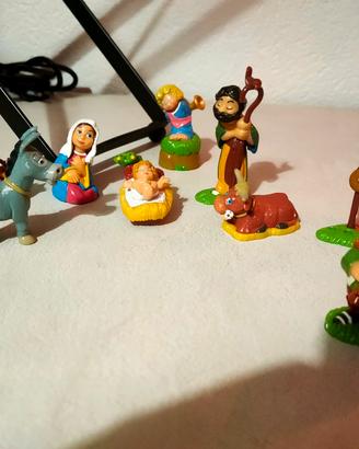statuine presepe Kinder sorpresa 