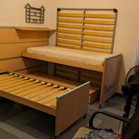 Letto Singolo con Secondo Letto Estraibile 