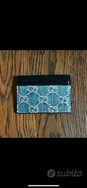 Porta Carte Gucci In Denim GG Marmont/ Ophidia- cn