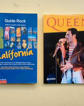 Libri "Queen" e "Guide Rock California"